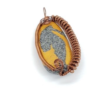 Handmade Wire Wrapped Pendant Boho Pendant